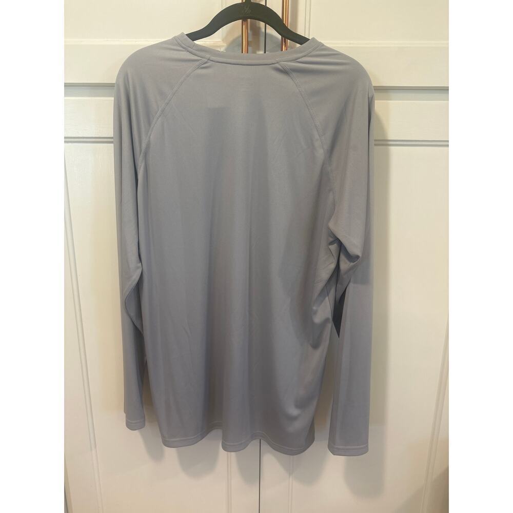 Baleaf Men’s long sleeve gray medium athletic UPF 50 NWT outdoor - Picture 4 of 6